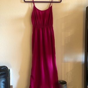 Magenta Old Navy Maxi Dress